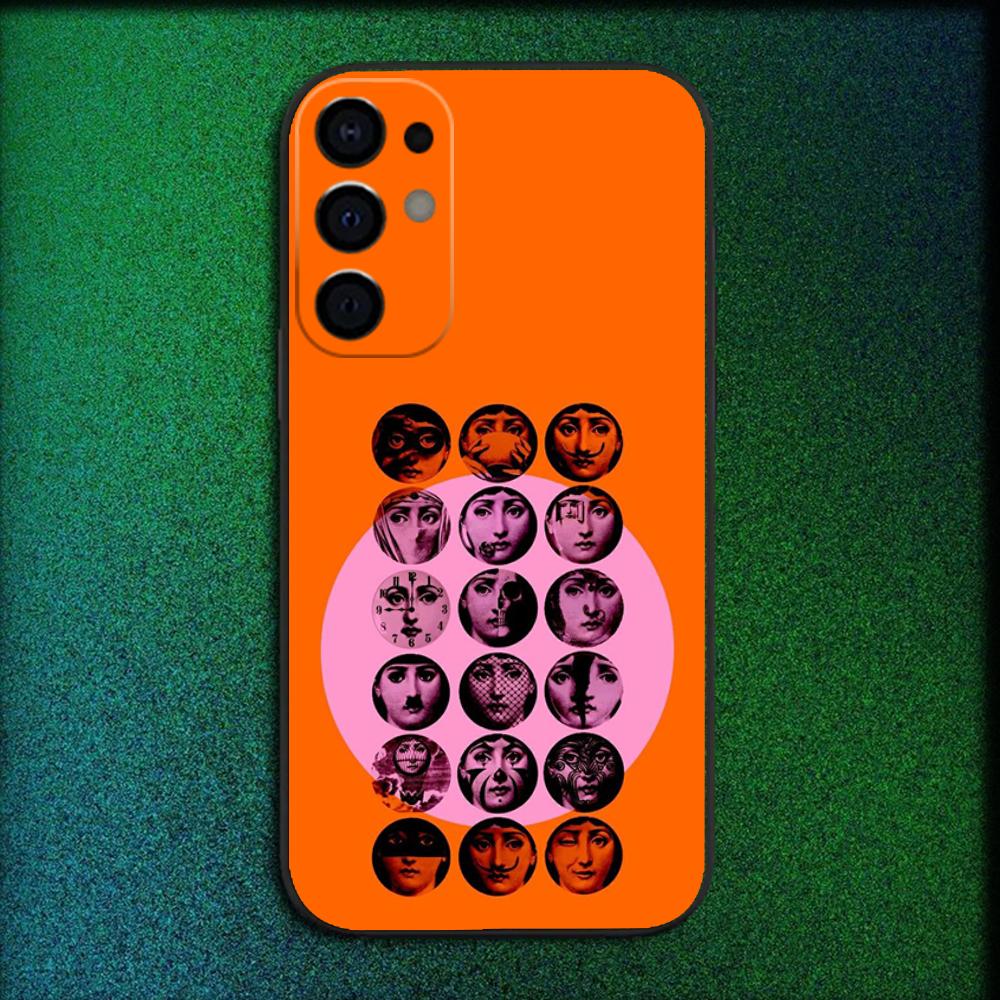 

Face Art P-Piero F-Fornasetti Phone Case For Samsung S25,S24,S21,S22,S23,S30,Ultra,S20,Plus,Fe,Lite,Note,10,9,5G Black Cover Samsung S25