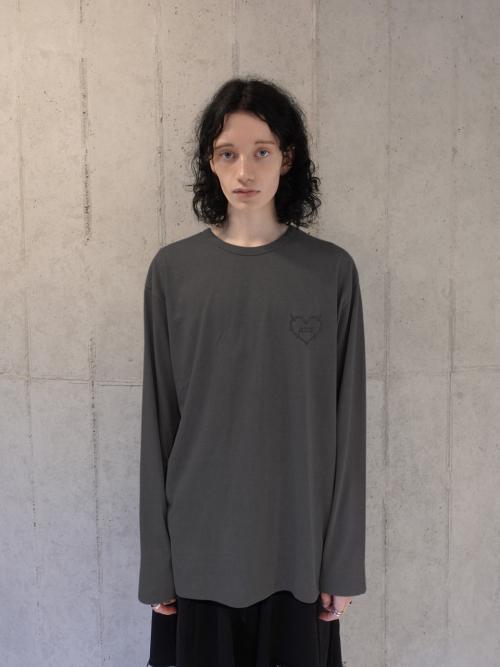AZENDER Pigment Agenda Long Sleeve T-Shirt Charcoal