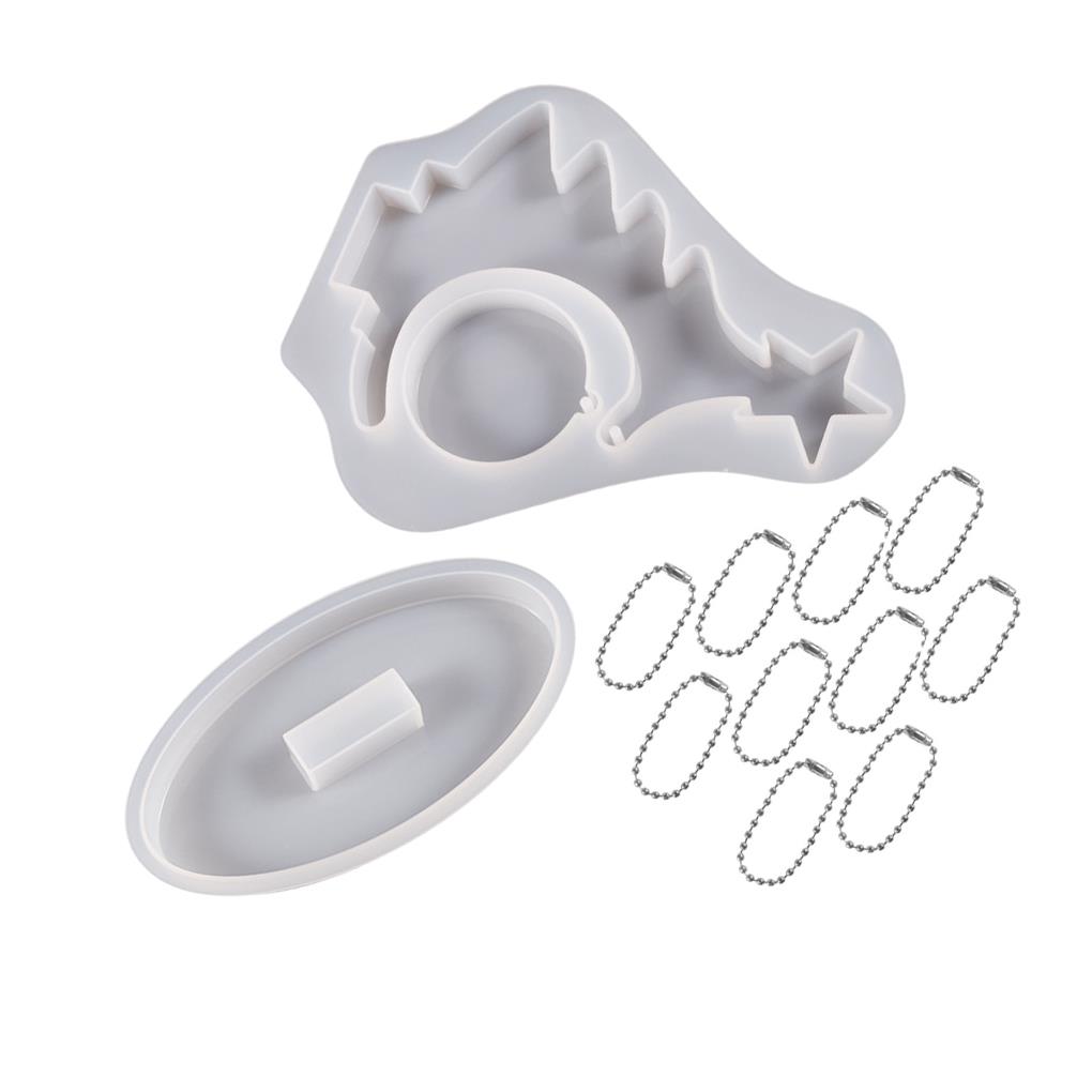 

Силиконовый прозрачный молдинг из эпоксидной смолы Прочный и гладкий финиш Высокая детализация Подарок на Рождество Белый Серебристый шариковая цепочка белый