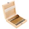 13pcs High Carbon Steel Paddle Flat Bits 1Celsius4in Hex Shank Wood Hole Cutter