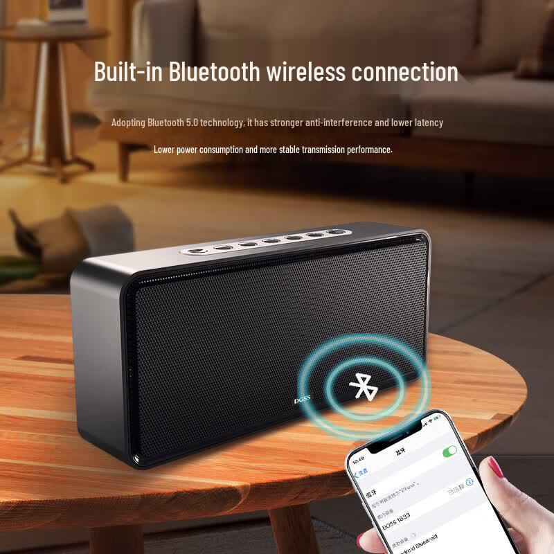 DOSS DS-1833 HIFI Bluetooth Home Theater Speaker with 32GB Memory Card (CN Version)