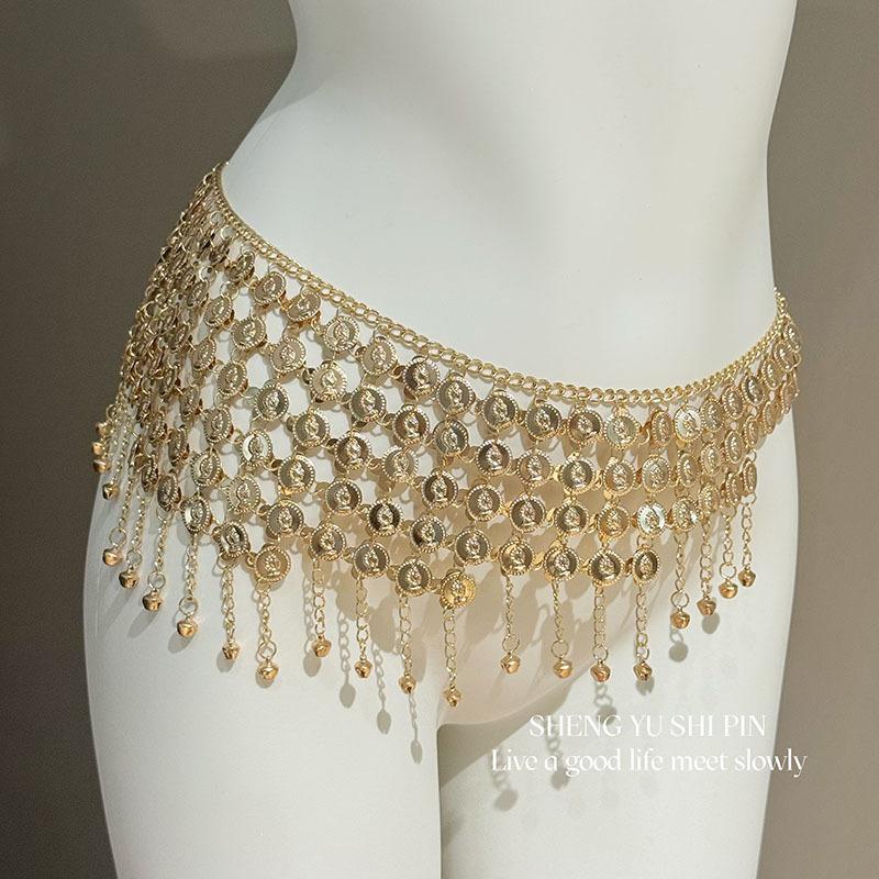 Taillenkette Kollektion~ Halskette mehrlagige Perlen-Taillenkette Brustkette Hofessen Schulterkette leichter Luxus Bein Kette einzigartiges Halsband