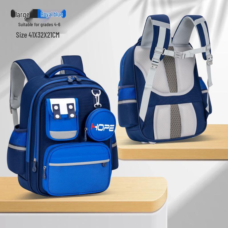 Anti-Fall Lightweight Backpack for Kids - Large Capacity, Grade 1-6
