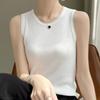 Navava Men Daily Rib Round Neck Sleeveless Knit Nk2954