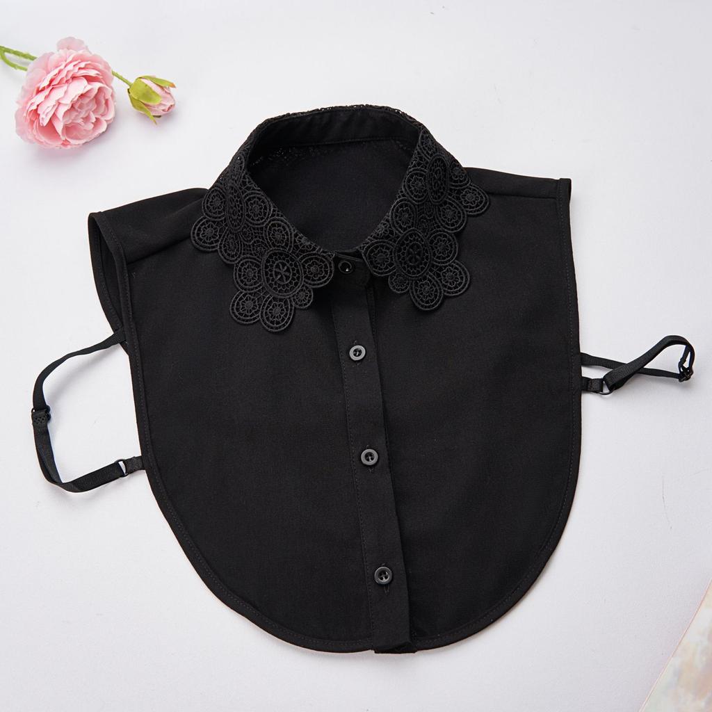 Casual Fake Collar Decoration Business Blouse Detachable Shirt Collar Women Sweater False Collars Lapel Top Apparel Accessories