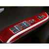 12Pcs For Toyota Camry Red Carbon Fiber Interior Door Control Kit Cover Trim