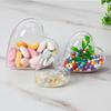 Set of 10 Transparent Confectionery Jar Eye Catching Sweet Storage Container Candy Canister for Christmas Enthusiasts