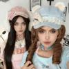 3D Cat Ears Cake Cat Ears Cap Lightweight Cat Ear Cap New Newsboy Cap  Party Wear