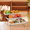 Serving Tray for Fruits And Desserts, Decorative Display Stand, Versatile Reusable