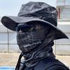 2 ks/Sada Široký klobouk Kukla Smíšená sada Pánská Sluneční klobouk Boonie Klobouk Venkovní Turistika Kempování Rybářský klobouk Sluneční klobouk Rybářský klobouk
