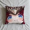 Face Impact Cushion Cover Soft Case Genshin Sofa Living Game Room Home Comfortable Office Decor Protective Q Cute Pillow