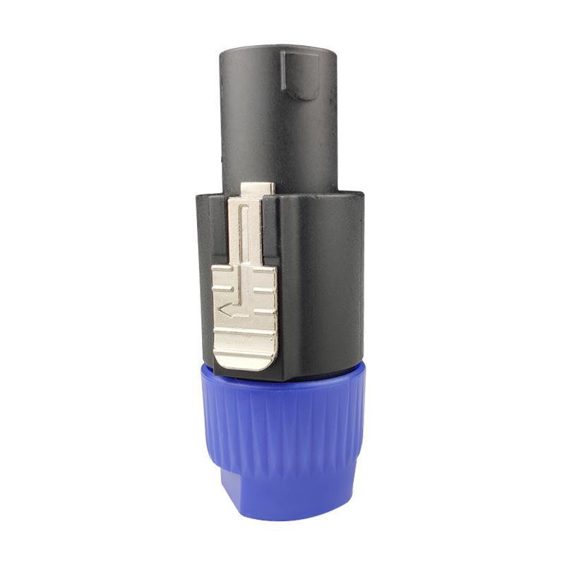 

Профессиональный 4-жильный медный аудиоадаптер для подключения акустической системы blue синий