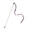 Colorful Feather Cat Teaser Wand - Interactive Funny Caterpillar Toy for Cats - Engaging Pet Accessory for Playtime Fun