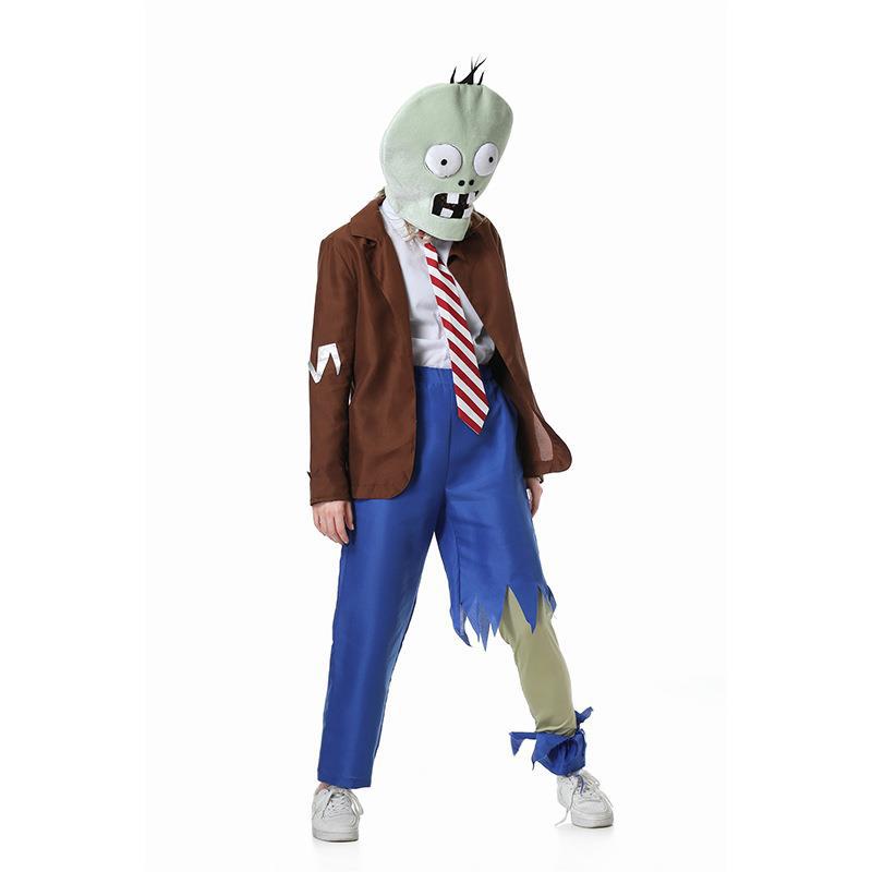 Europe, America Amazon Halloween Cos Costumes Plants Vs. Zombies Games Role-playing Costumes Parent-child Costumes