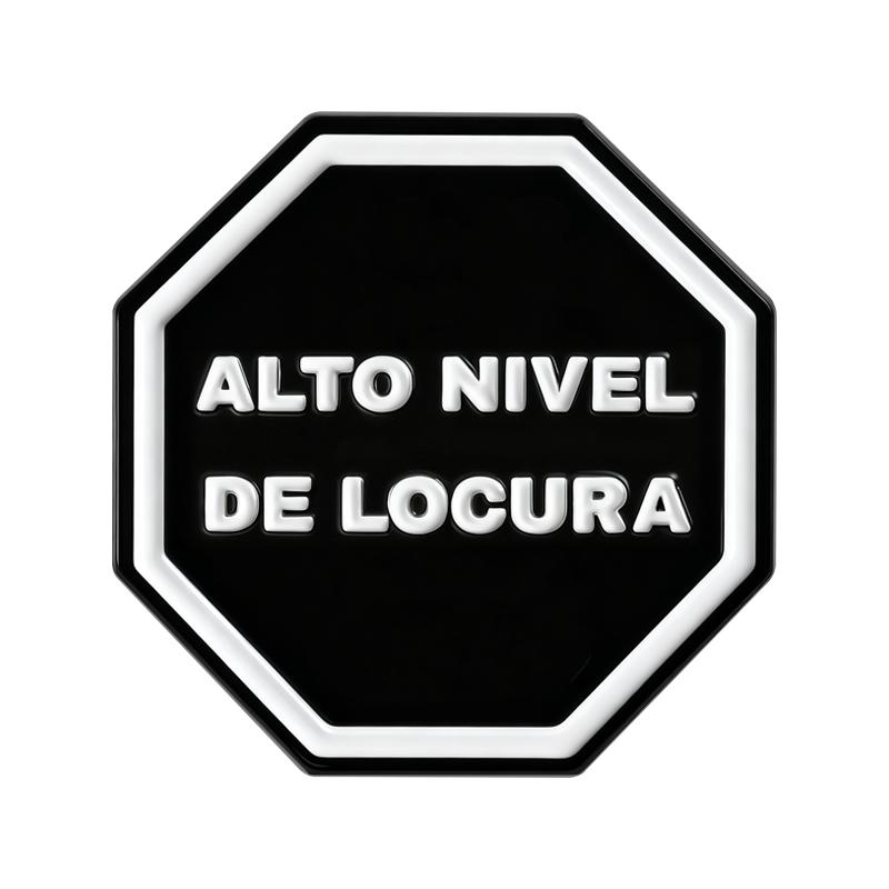 Spanish Quotes Series Enamel Pins JW.ORG Bible Verse Octagon Stop Sign Motivational Phrase Brooches Lapel Badge Jewelry Gifts