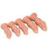 Black PVC Extra Long Anal Plug Dildo Sex Toy Masturbator for Men and Women Strap On Penis Realistic Dick