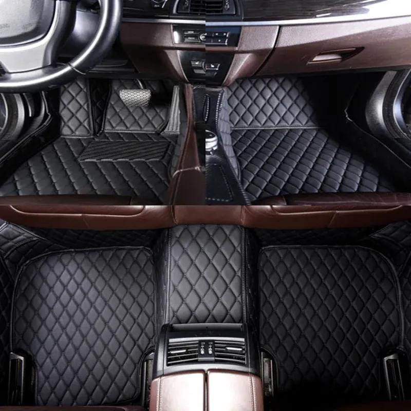 Car Floor Mats Non-slip Artificial Leather For Honda Civic 8th Gen 2006~2011 Auto Carpets Foot Coche Interior Accessories