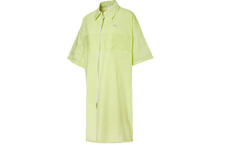 PUMA Short Sleeved Dress Women s Light Bright Yellow 59901731 S