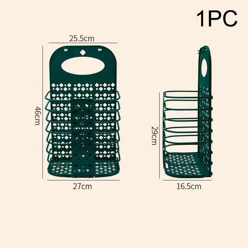 

Складная корзина для белья в ванной комнате, настенная корзина для хранения грязной одежды, хозяйственный мешок для белья, органайзер для белья в ванной комнате зелёный