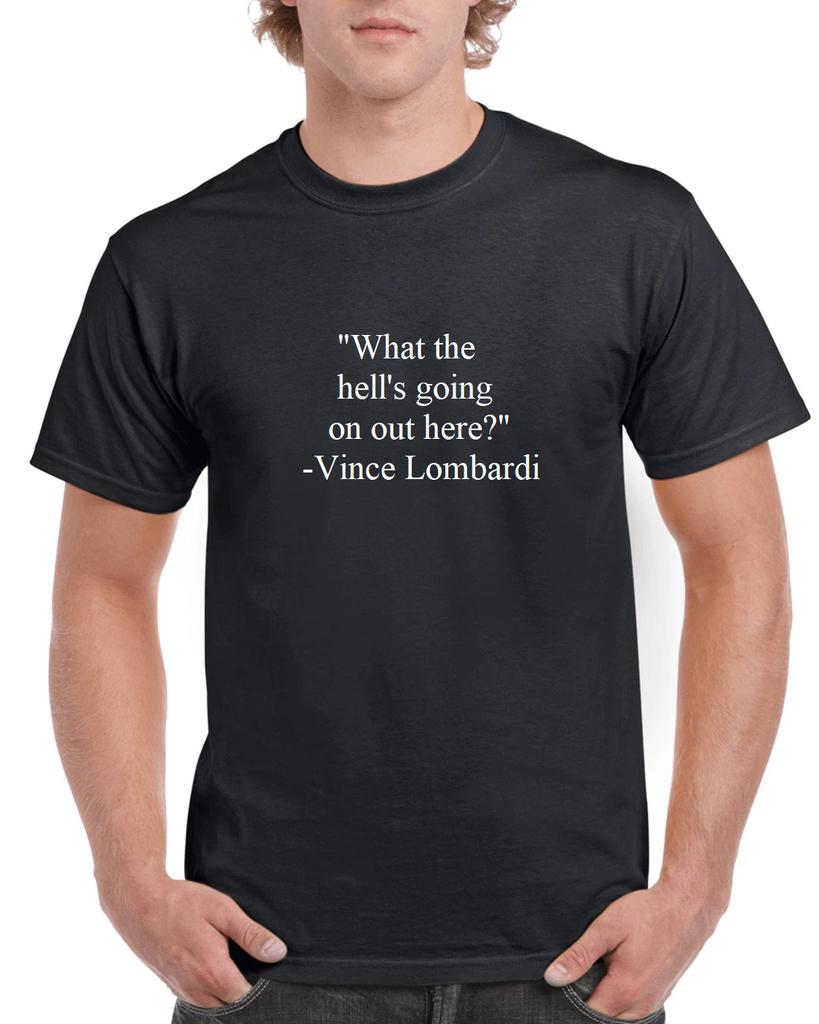 Vince Lombardi T-Shirt Famous Quote Coach Football Funny Tee Gift Shirt S-5XL