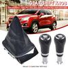 5 6 Speed Black Manual Car Gear Shift Knob Stick Lever HandBall Gaitor Boot Assembly For Chevrolet Trax Standar 2011-2020