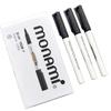 MonaMe Waterproof Oil-Based Marker Set – Black, Red, Blue – 1.0mm Fine Liner, No Smudging