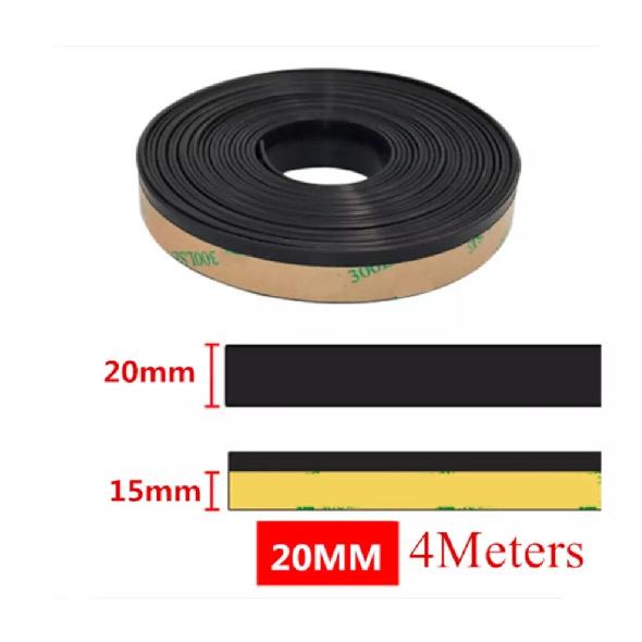4M Rubber Seal Strip Car Front Rear Side Window Trim Edge Moulding Weatherstrip