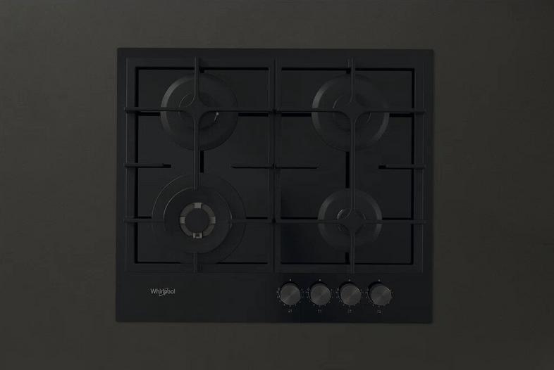 Whirlpool Gofl629nb1 Multilevel Flame Gas Hob Double Crown Wok Burner 59cm