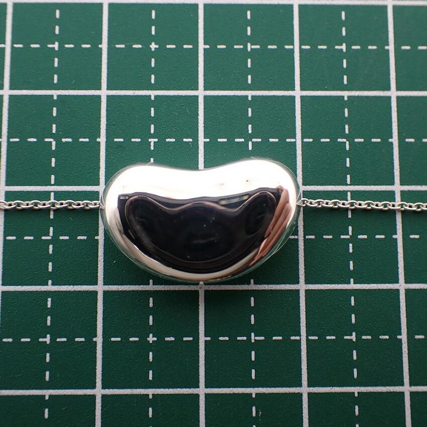 [Used] TIFFANY/Tiffany 925 Bean Pendant/Necklace/j107-8