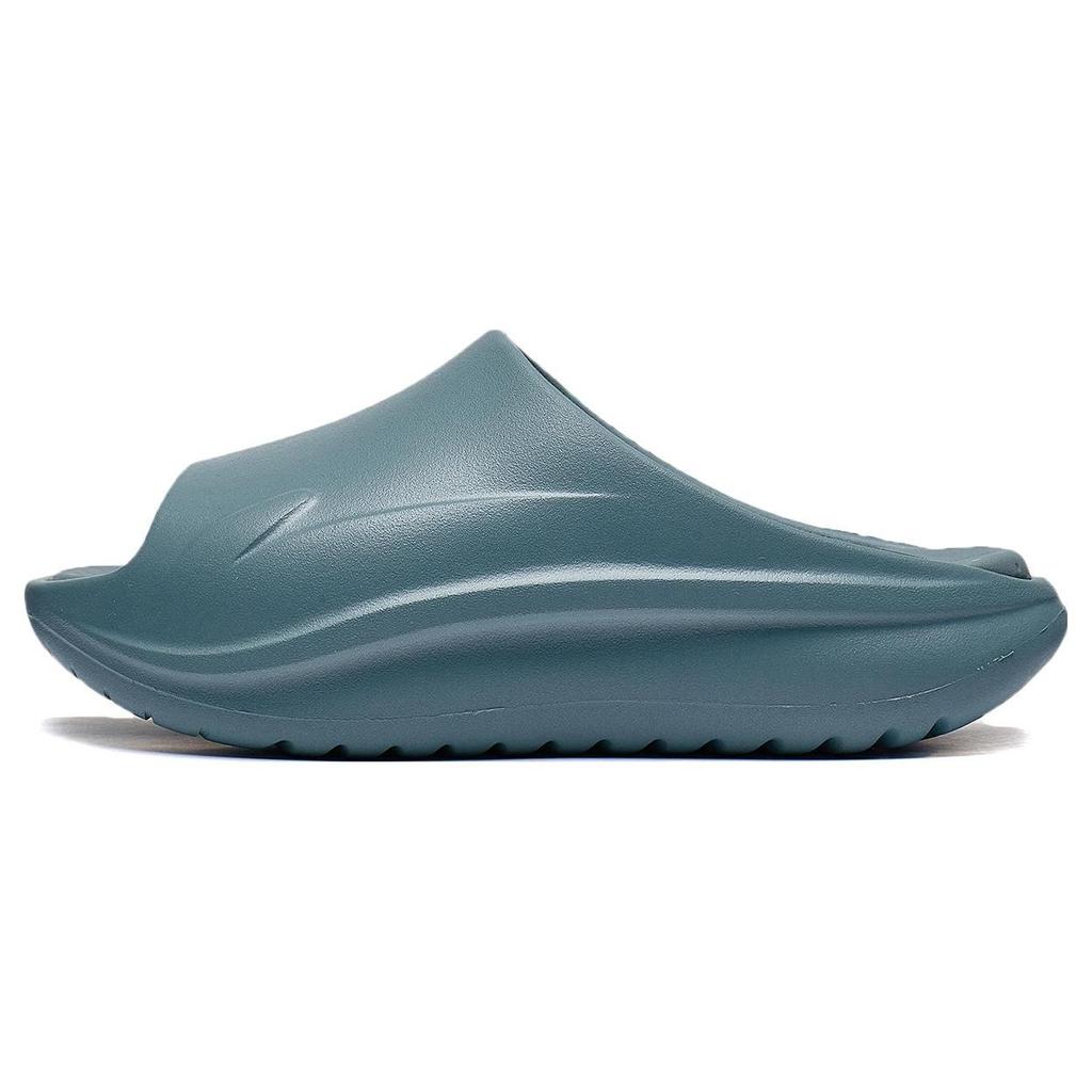 Li-Ning Soft Slipper Soft Non-Slip Wear-Resistant EVA Slide Sandals Unisex Footwear Blue AGAT017-5