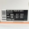 Pristine NIKE High cut sneakers NIKE AIR FEAR OF GOD 1 black 26.5 AT8087-002 Used