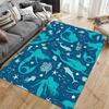 Underwater mermaids oceanic creatures carpet Yoga living room room decor children's crawling mat doormat area rug