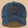 1pc Whimsical Octopus Print Vintage Truck Hat  Retro Outdoor Baseball Cap Adjustable Size Breathable Design
