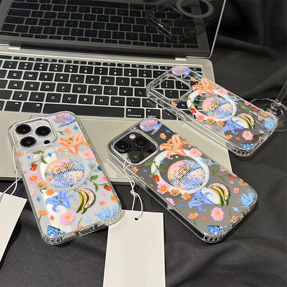 Magnetisk telefondeksel for iPhone 11 12 13 iPhone 13 14 15 Pro 15 16 Pro Max Samsung A15 A16 A25 A26 A55 A56 S25 S24 S22 S23 Ultra S25 Edge