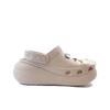 Crocs Love Knot EVA Sweet and Cute Decorative Buckle Hole Shoes Unisex Pink