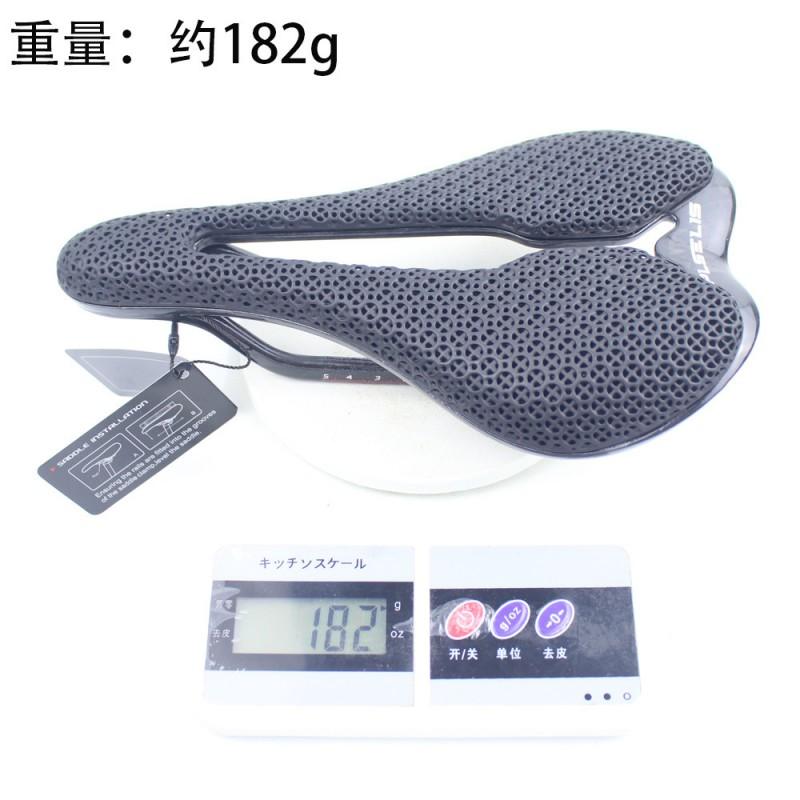 Carbon Fiber 3D Printed Hollow Bike Saddle Road Mountain Bicycles Lightweight Ergonomic Seat With Integrated Rails
