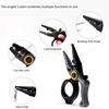 Aluminum Fishing Pliers Fishing Tongs Hook Remover Locking Mini Lure Plier Fishing Multitool Line Cutter Fishing Accessories