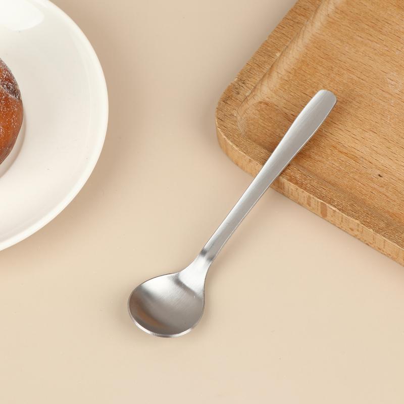 Outdoor Stainless Steel Fork Spoon Salad Spoon Cake Fruit Fork Western Fork Tableware For Home School And Restaurant