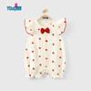 Baby Girls' Summer Flying Sleeve Romper