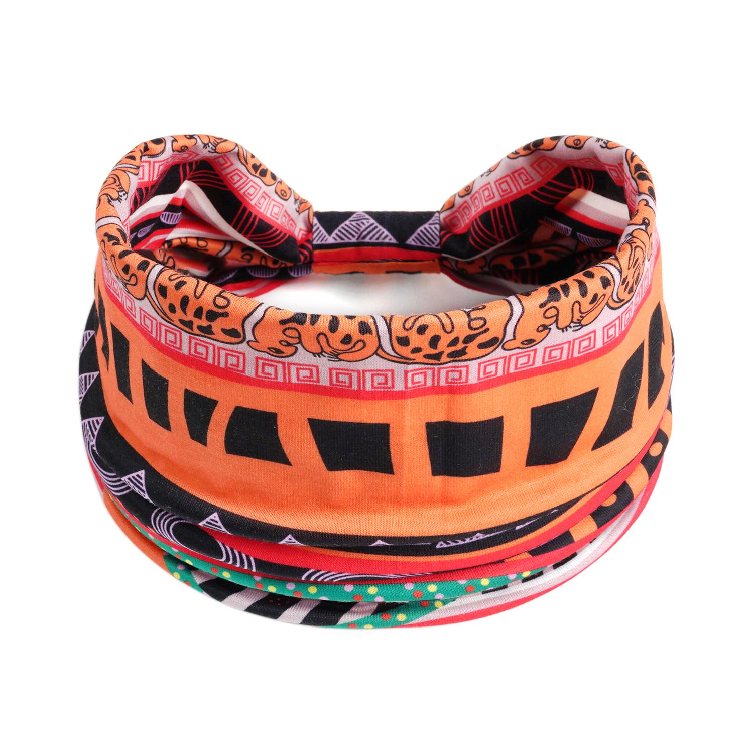 

Bohemian Wide Cotton Stretch Headbands Women Headwrap Turban Headwear Bandage Hairbands Bandana Wide Headbands Hair Accessories