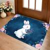 Floral Bunny Living Room Nonslip Area Rug Soft Carpet For Bedroom Game Playroom Sofa Office Home Decor Doormat Christmas Gift C929279