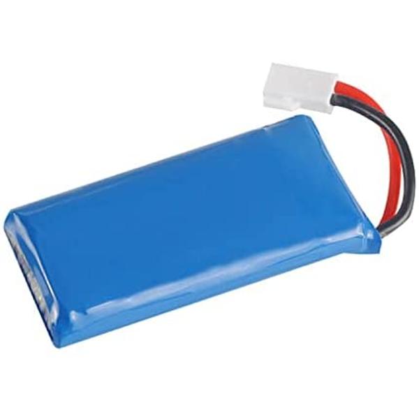 Rechargeable LiPo Battery 3.7V 500mAh for RC Drones for HUBSAN X4 H107L H107C H107D, V252, JXD 385 | Blue | 42x20x8 mm – 13g
