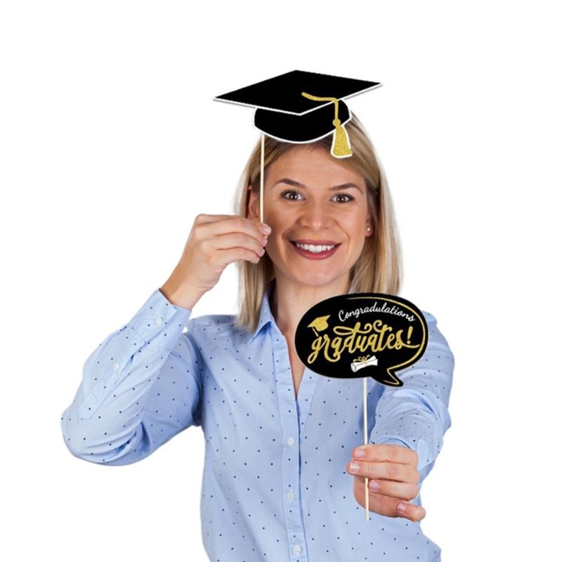 Set of 25Pcs Funny Graduation Photography Props for Class Of 2025 Graduation