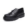 Men'S Shoes Casual Leather Shoes British Retro Trend Brock Platform Heightening Small Leather Shoes 21259-R