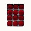 12pcs 6cm Christmas Tree Ball Pendant Flocked Xmas Tree Ornaments Christmas Spheres  New Year Noel