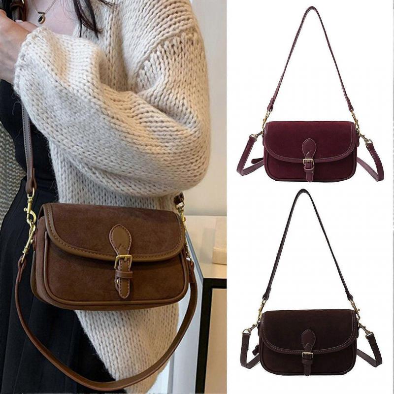 Women Small Shoulder Bag Crossbody Purse with Adjustable Strap Large Capacity Fashionable Handbag Satchel Purse