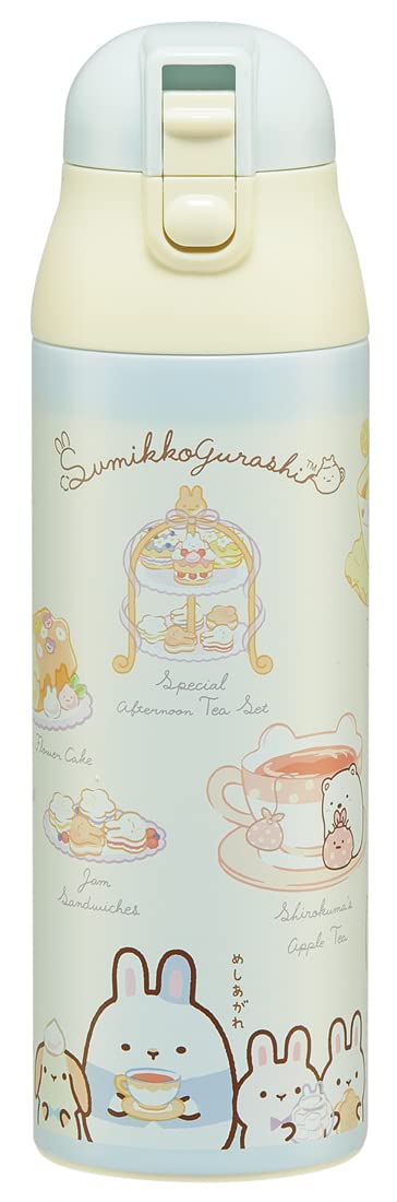 

Skater Sumikkogurashi Rabbit Garden 500ml Stainless Steel Water Bottle, Insulated, Heat-Resistant, SDPC5-A