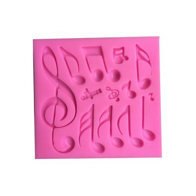 Stampo in silicone Note musicali Forma Torta fondente Stampo al cioccolato Strumenti da forno Decorazione per pasticceria