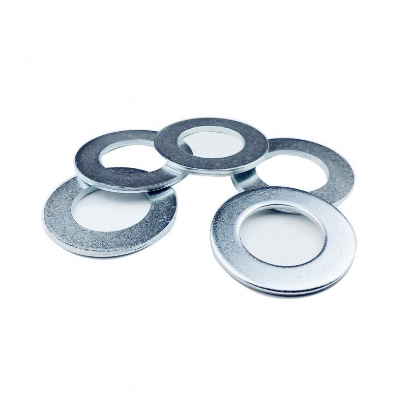 Customizable Galvanized Flat Washer - Large & Thick, Sizes M3 To M45