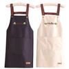 Waterproof Stain-Resistant Kitchen Apron with Simple Print